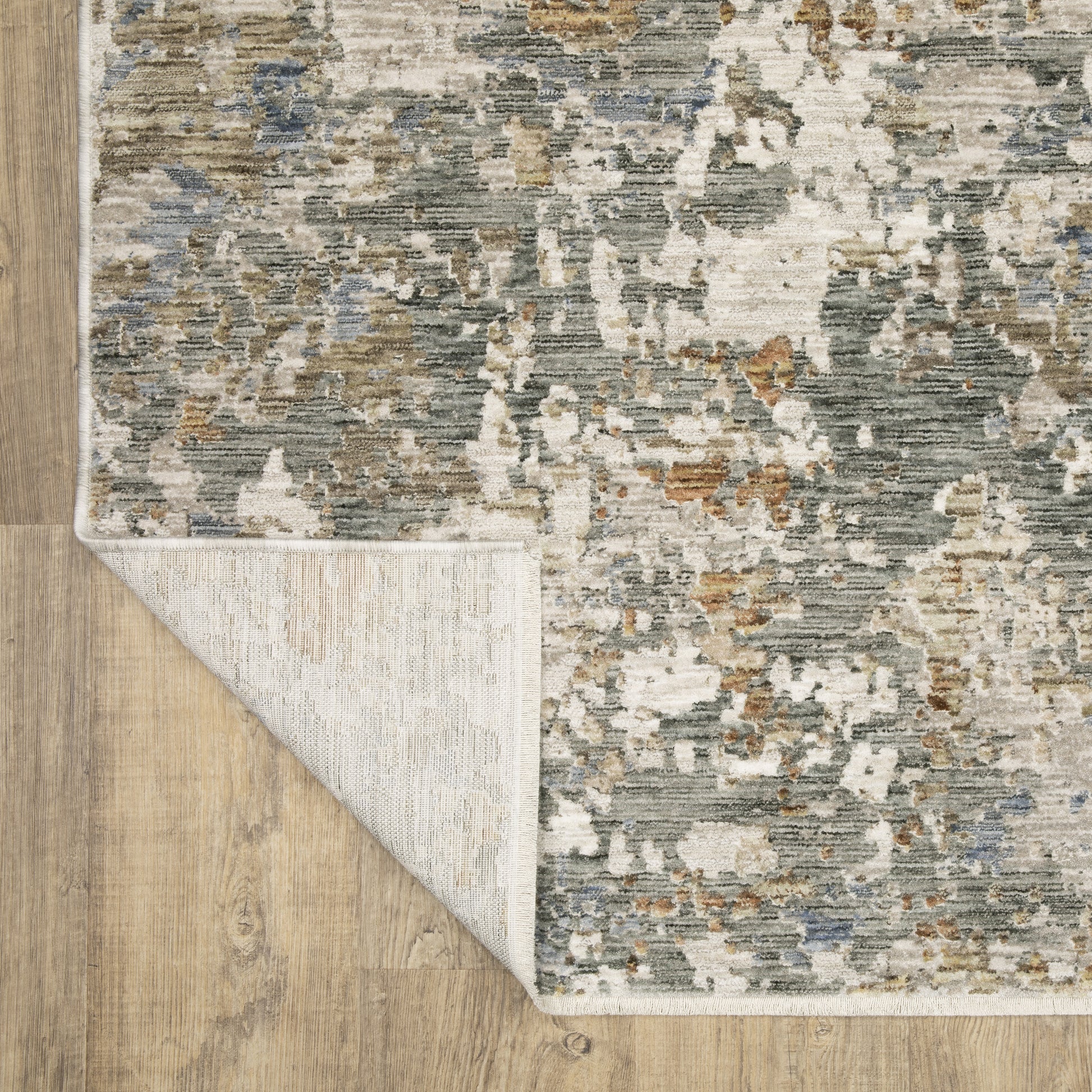 Soho Abstract Beige/ Multi Cut Pile Rug