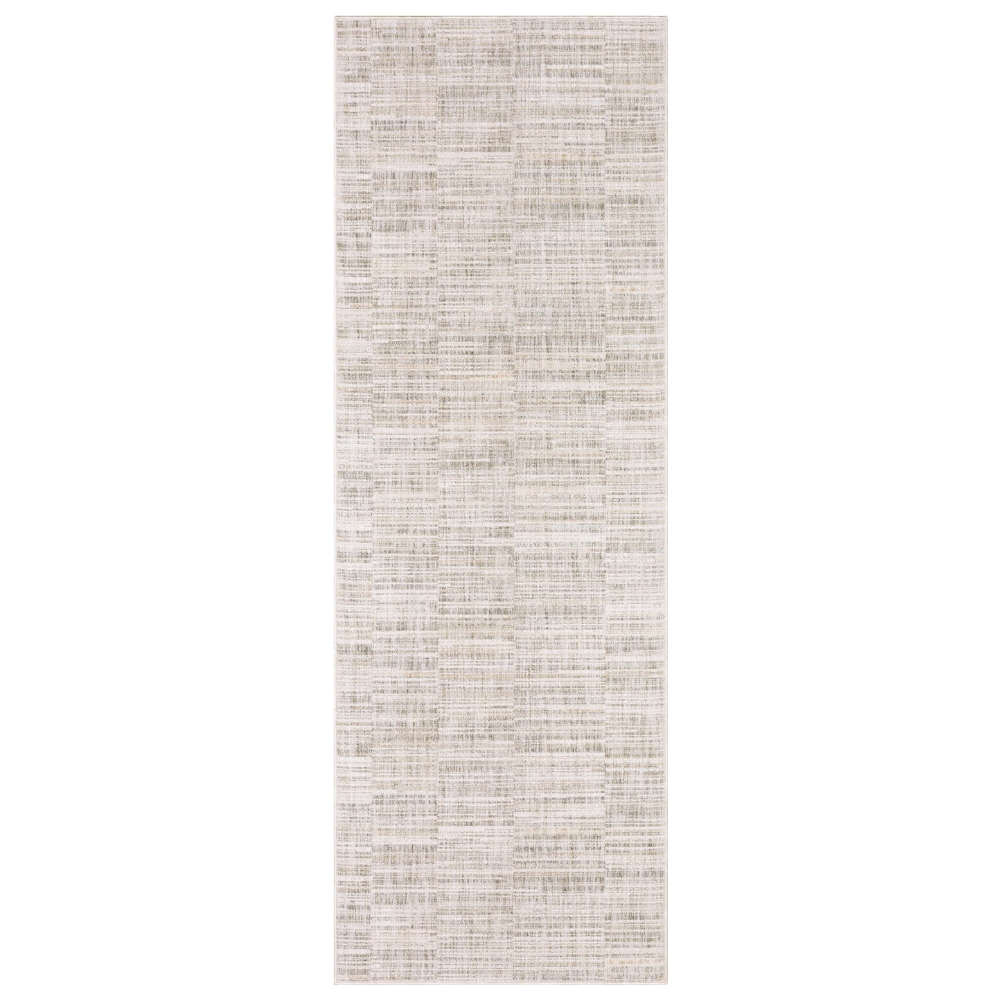 Soho Soh04 Beige/ Ivory Distressed Stripe Rug