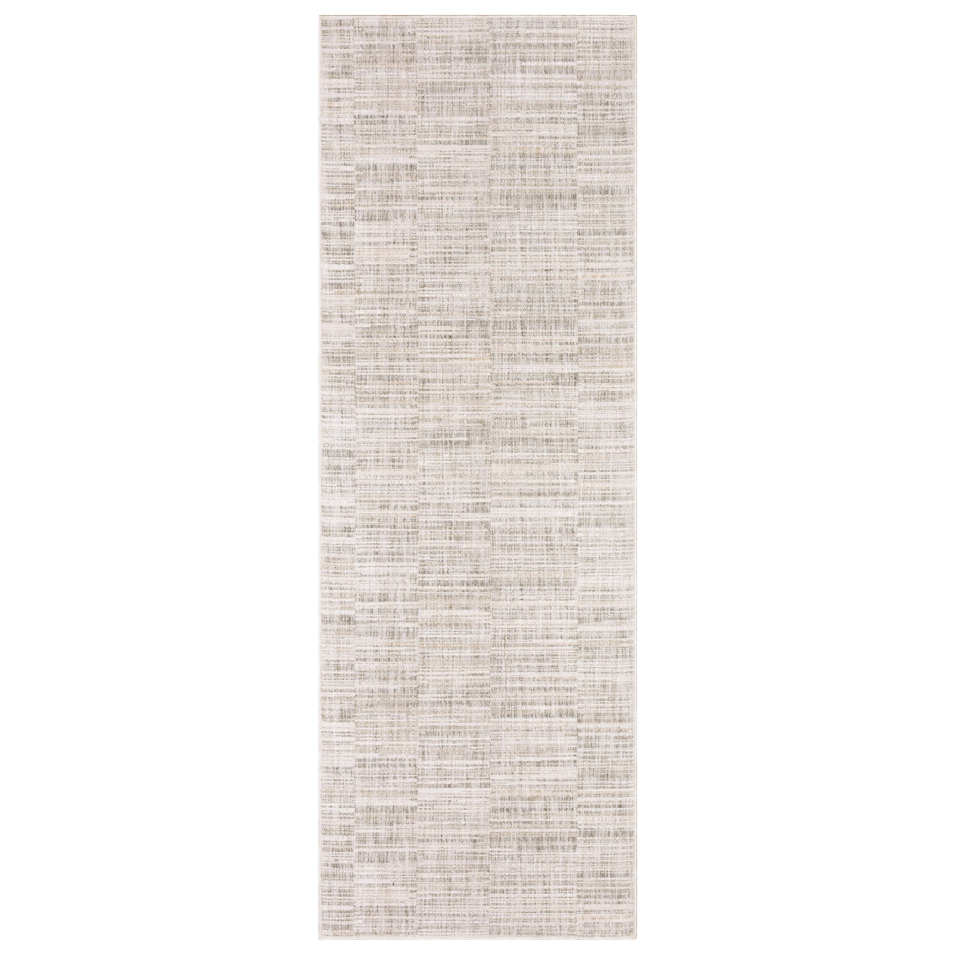 Soho Soh04 Beige/ Ivory Distressed Stripe Rug