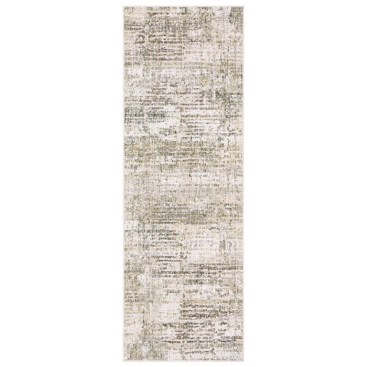 Soho Soh06 Beige/ Grey Distressed Abstract Rug