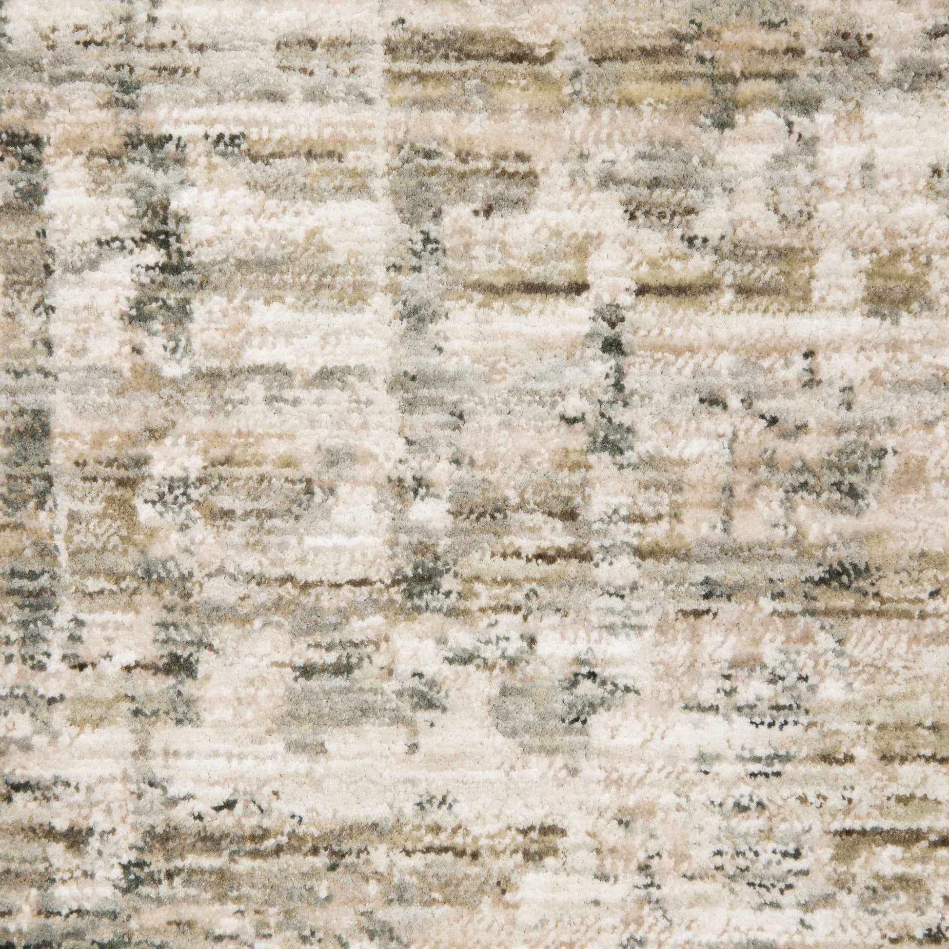 Soho Distressed Beige/ Grey Abstract Cut Pile Rug