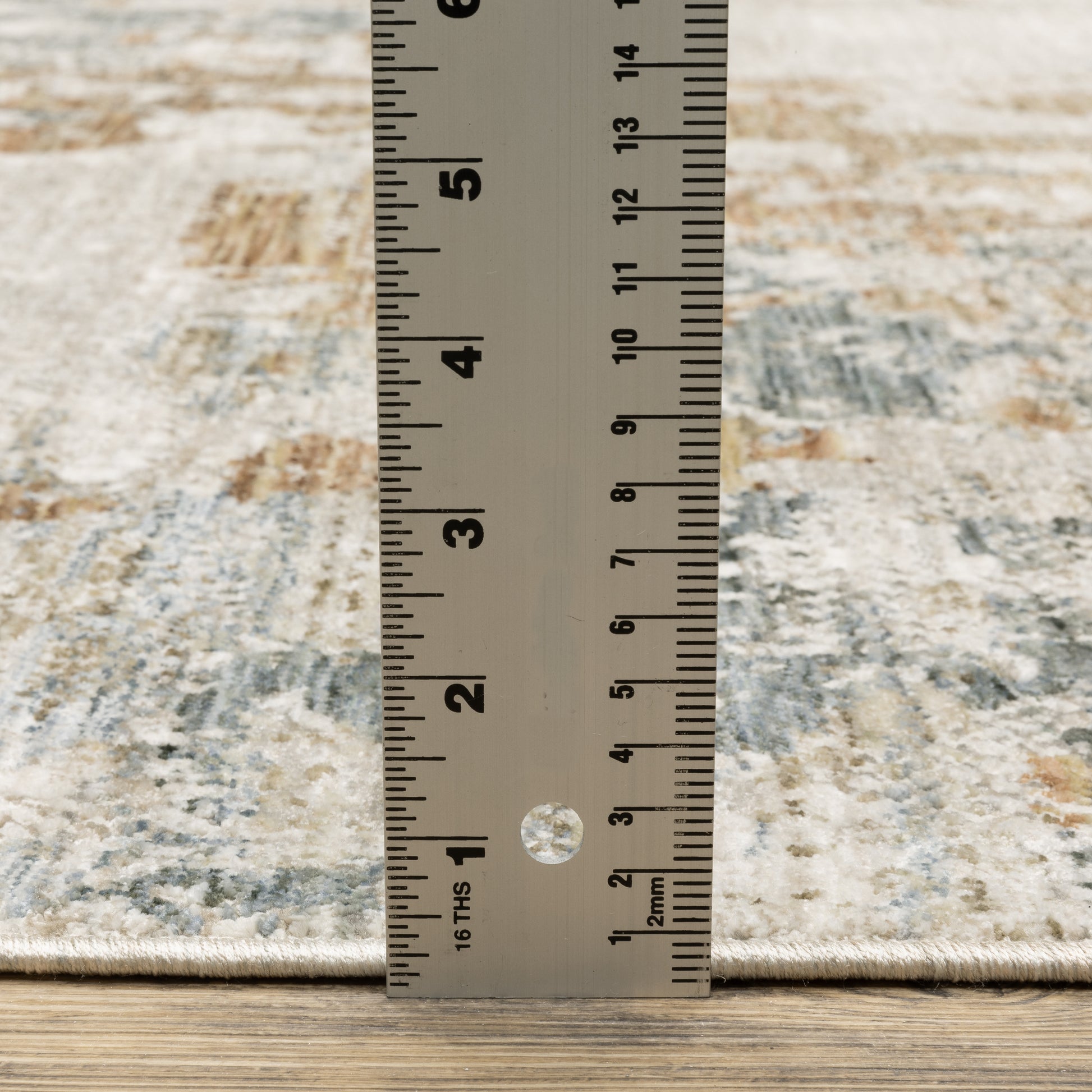 Soho Abstract Beige/ Rust Cut Pile Rug
