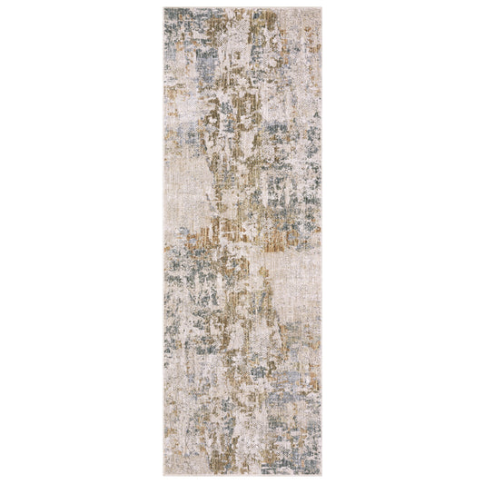 Soho Soh08 Beige/ Rust Abstract Rug