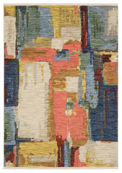 Soleri SOL02 Multi Abstract Rug