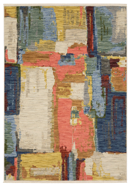 Soleri SOL02 Multi Abstract Rug