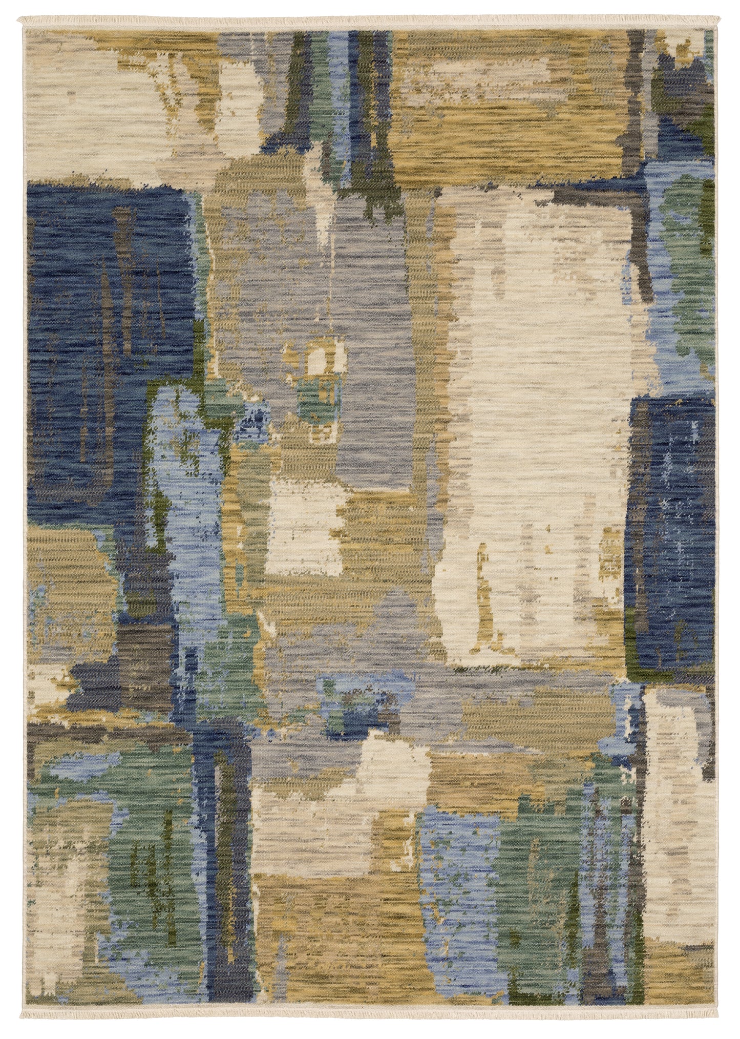 Soleri SOL05 Blue Abstract Rug
