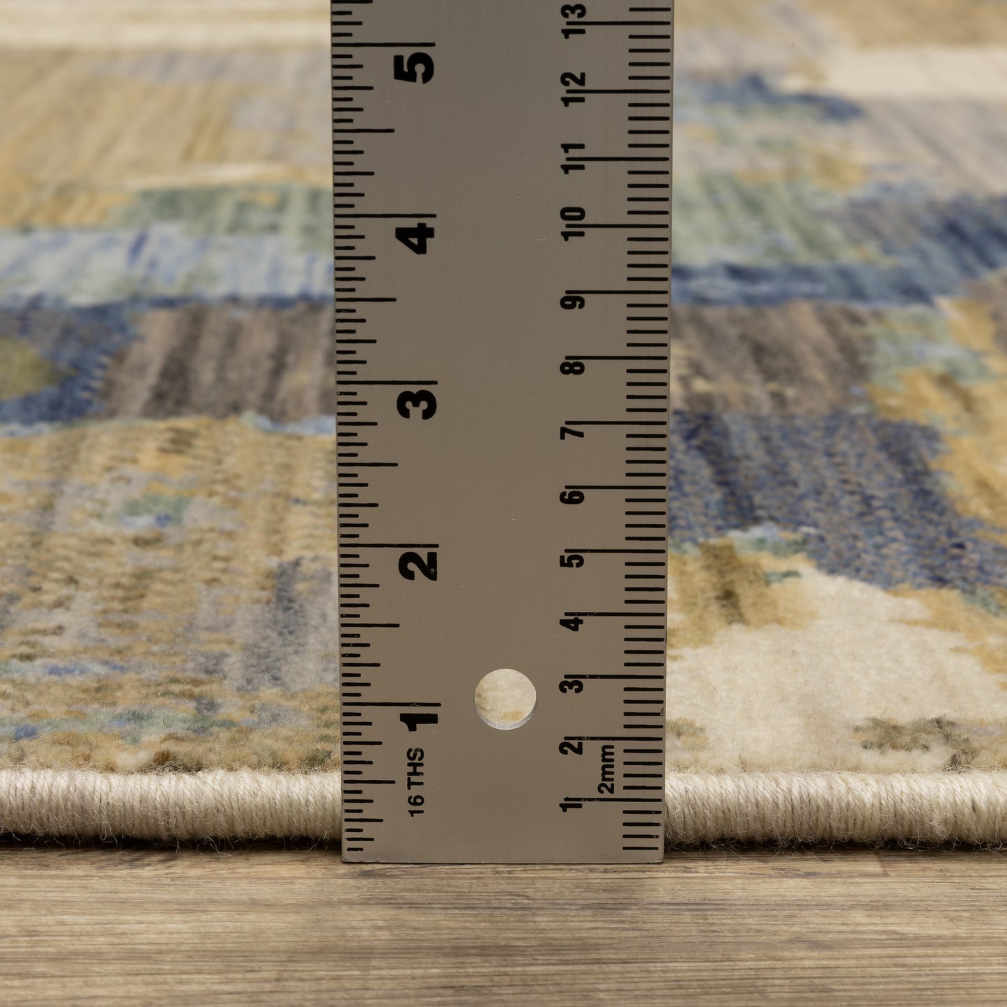 Soleri Abstract Blue/ Green Cut Pile Rug