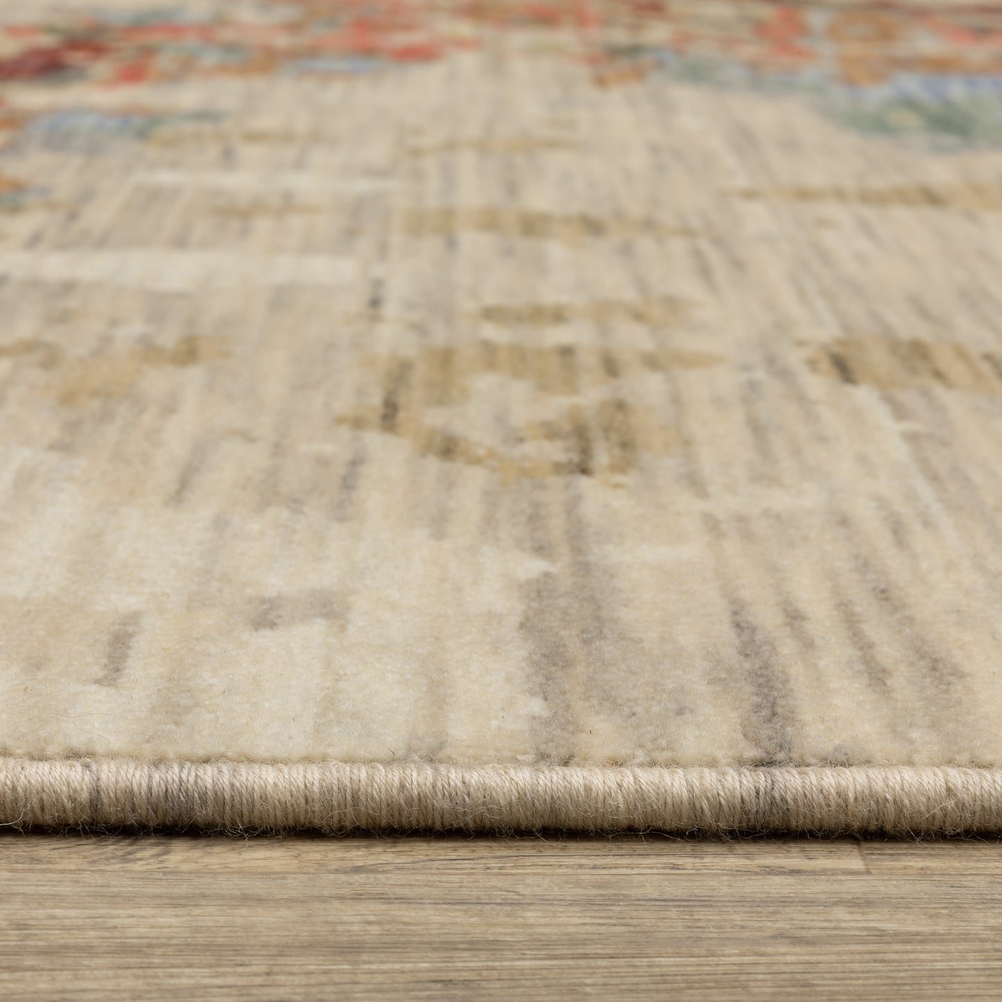 Soleri Abstract Beige/ Multi Cut Pile Rug