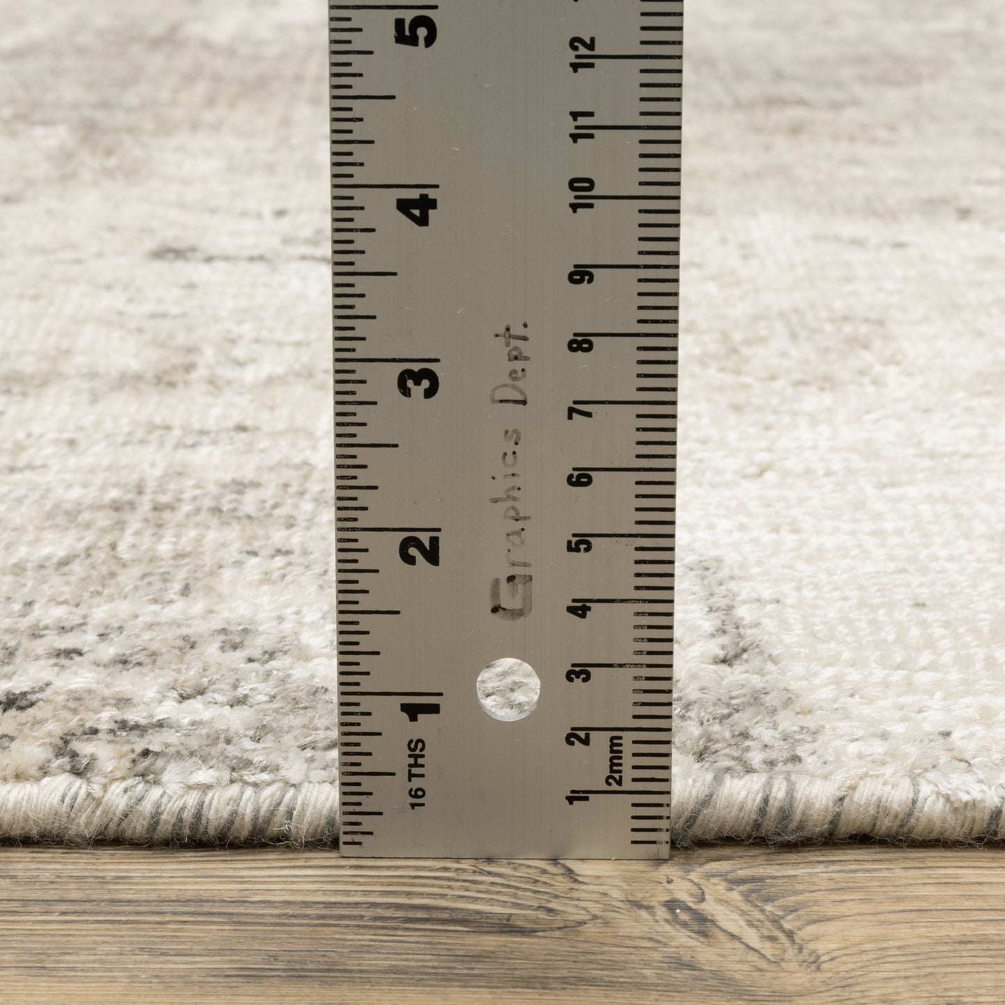 Solstice Abstract Grey/ Beige Mixed Pile Rug