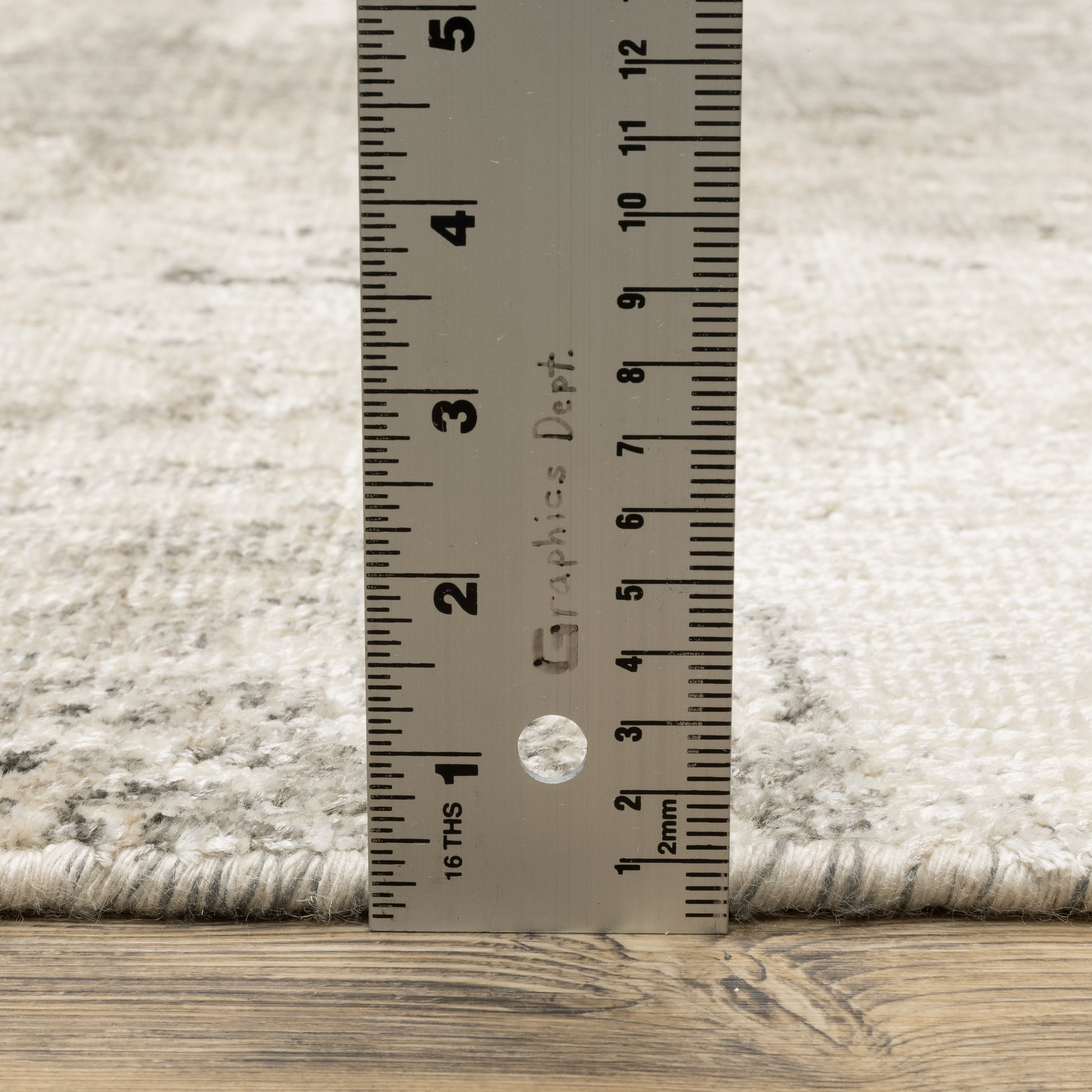 Solstice Abstract Grey/ Beige Mixed Pile Rug
