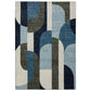 Strada STR03 Blue Geometric Rug