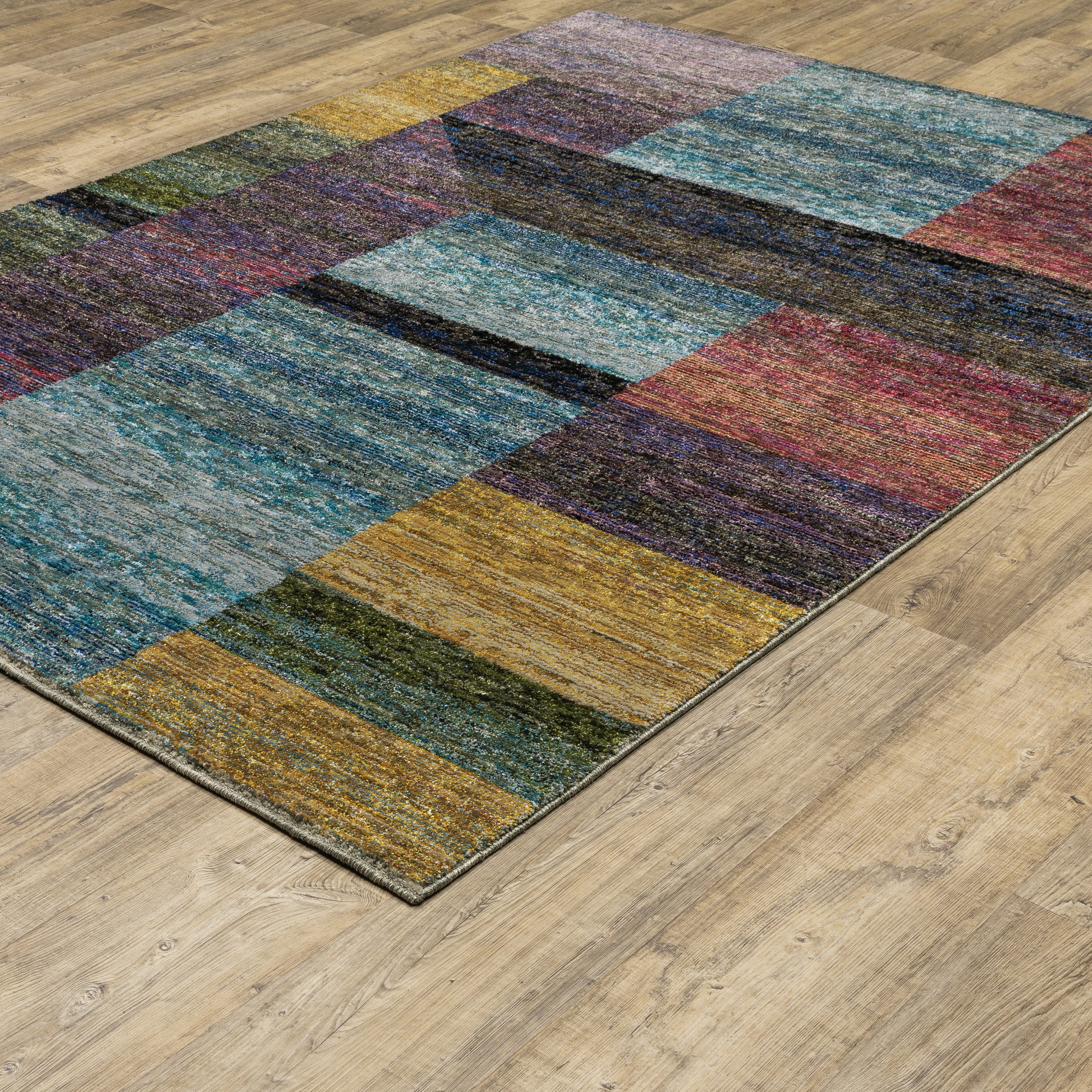 Strada Geometric Multi/ Multi Cut Pile Rug