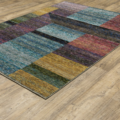 Strada Geometric Multi/ Multi Cut Pile Rug