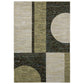 Strada STR05 Green Geometric Rug
