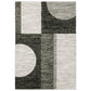 Strada STR06 Charcoal Geometric Rug