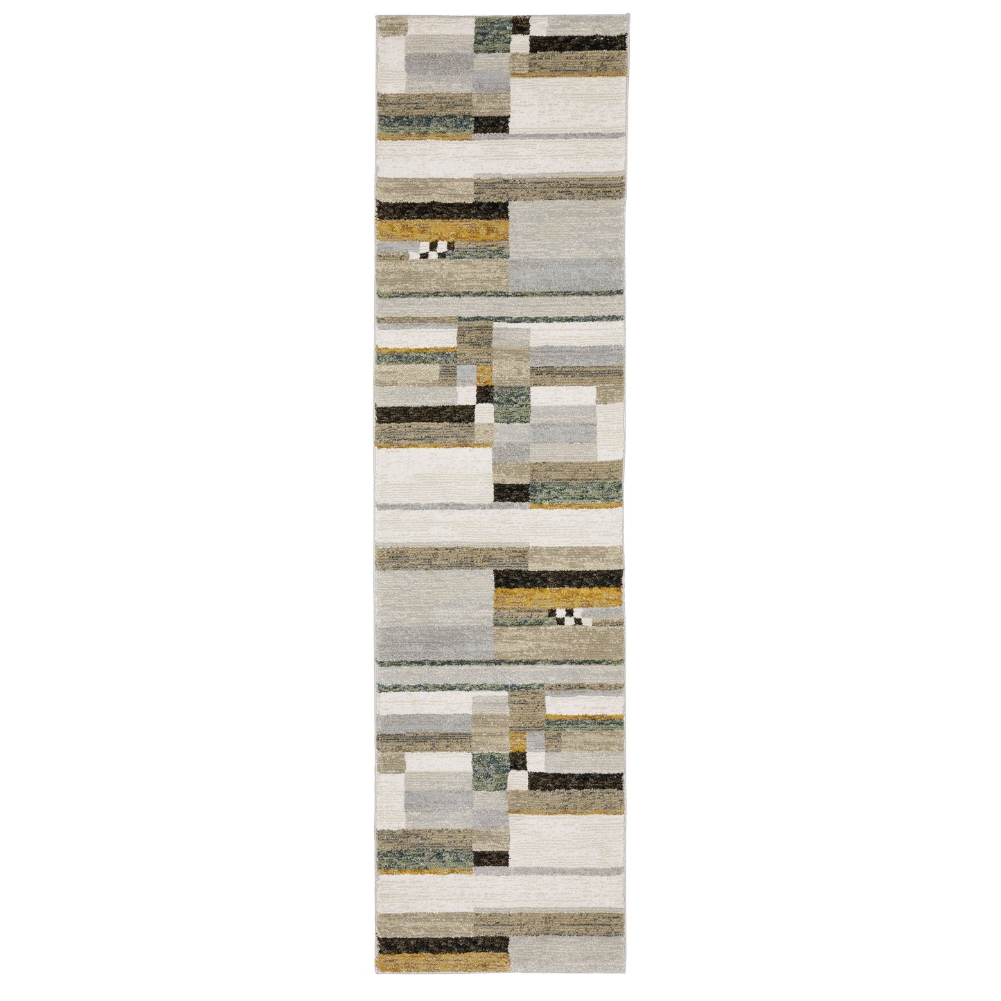 Strada STR07 Beige Geometric Rug