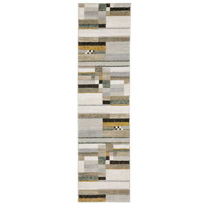 Strada Str07 Beige/ Multi Geometric Rug