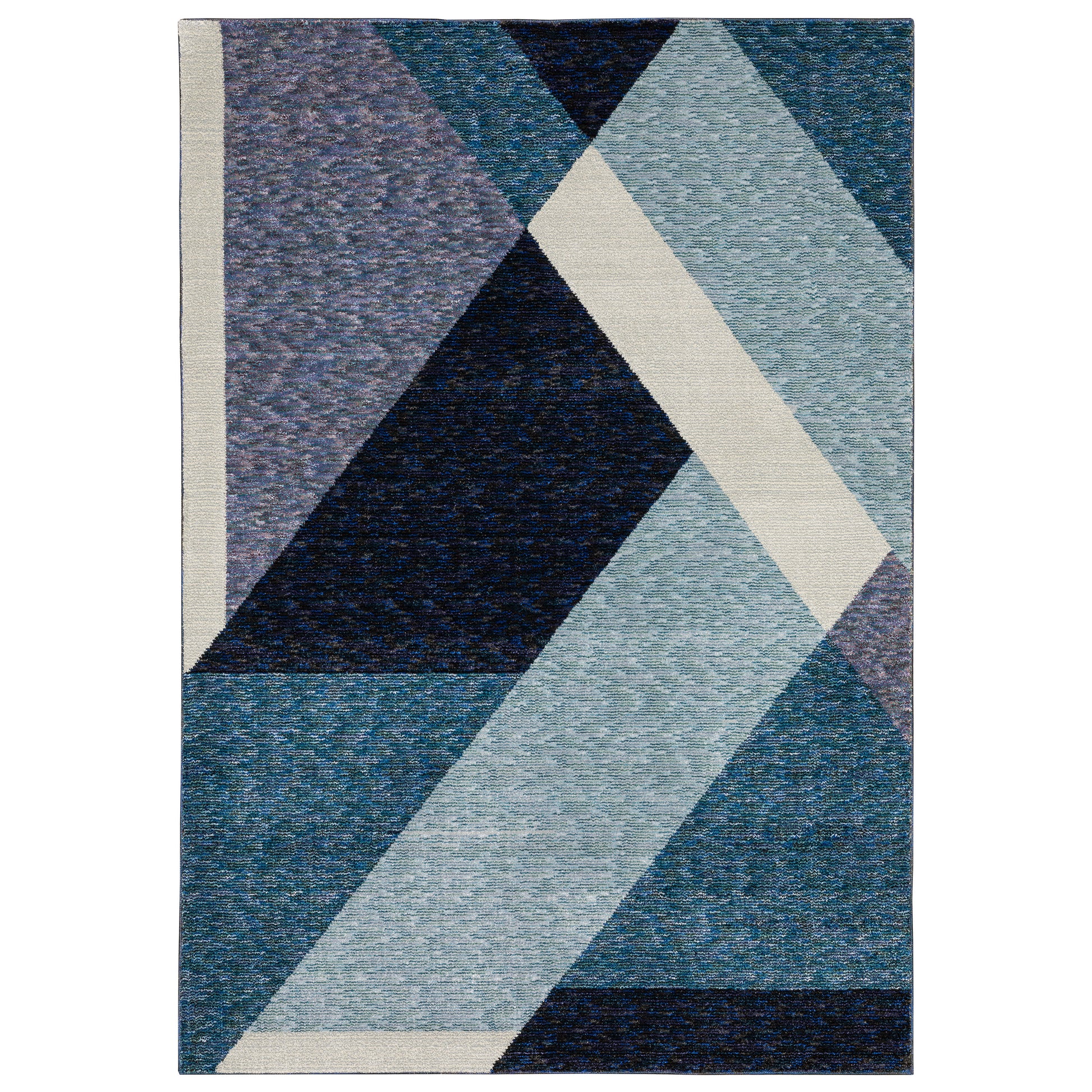 Strada STR08 Blue Geometric Rug