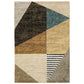 Strada STR10 Gold Geometric Rug