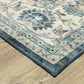 Sumter SUM02 Blue Distressed Rug