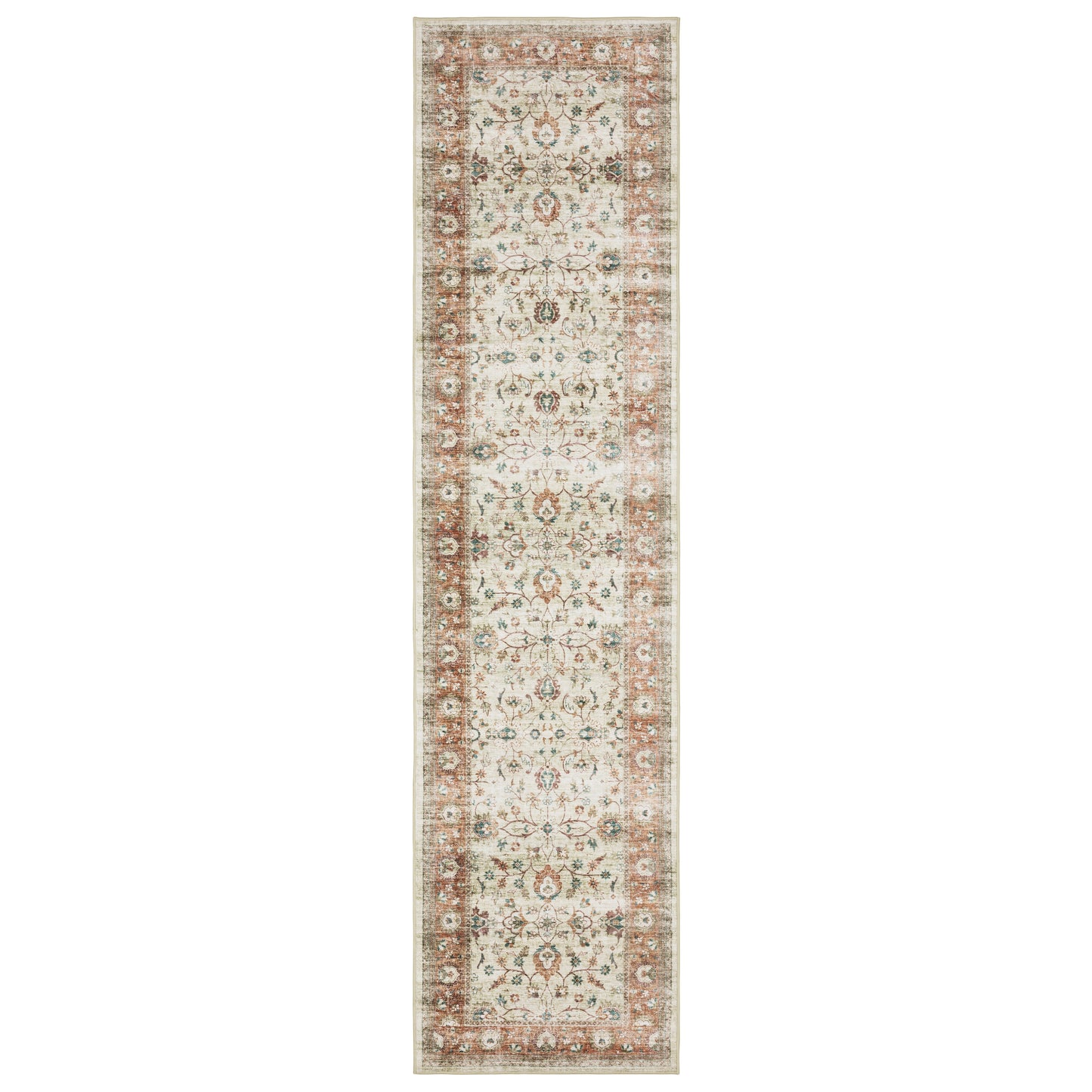 Sumter SUM03 Ivory Distressed Rug