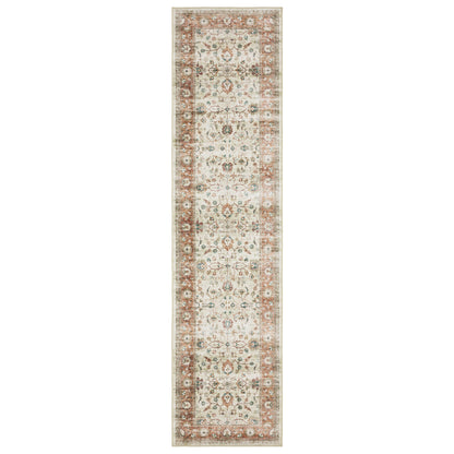 Sumter SUM03 Ivory Distressed Rug