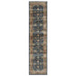 Sumter SUM04 Blue Distressed Rug