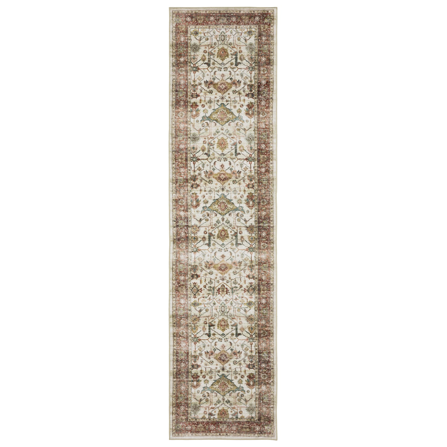 Sumter SUM05 Ivory Distressed Rug