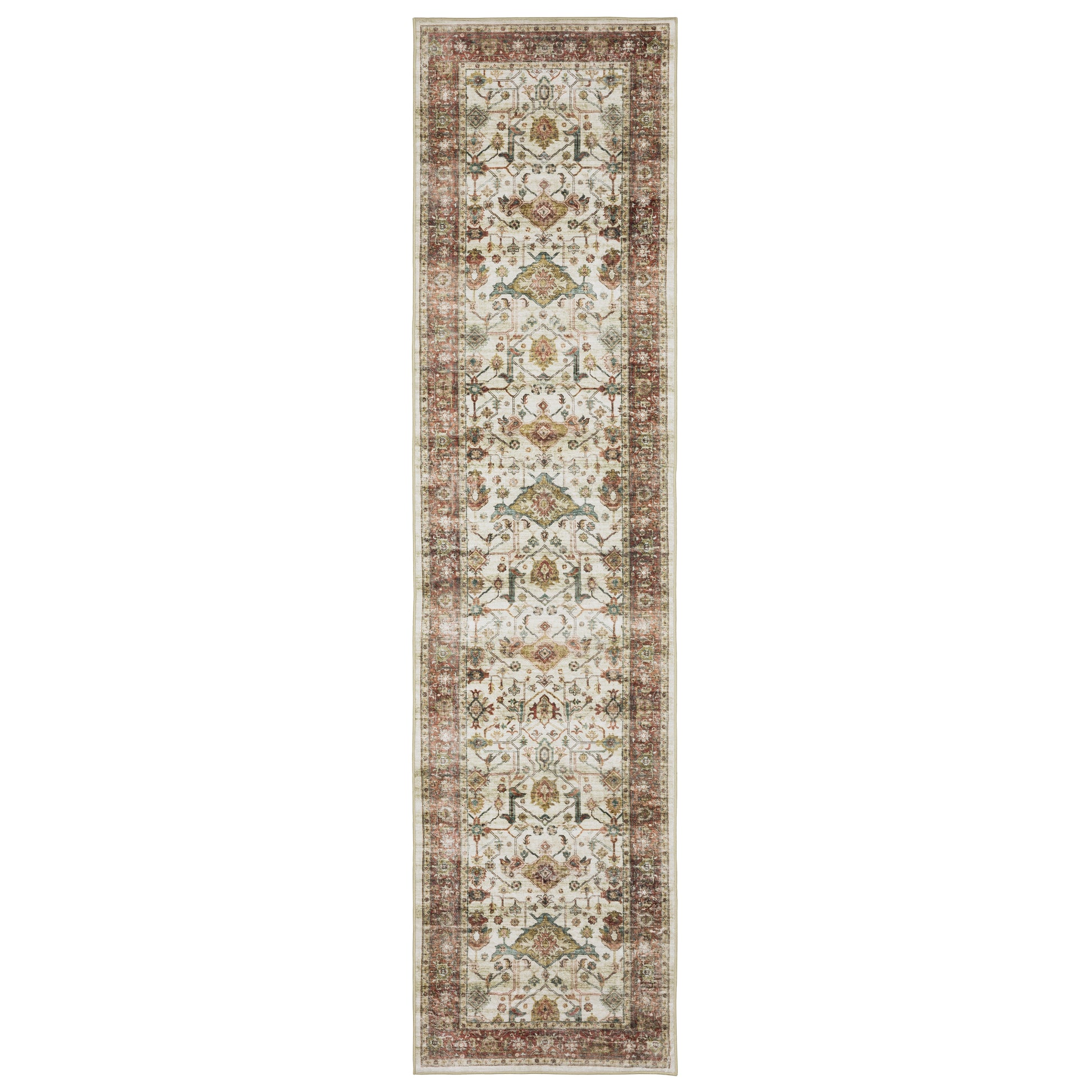 Sumter SUM05 Ivory Distressed Rug