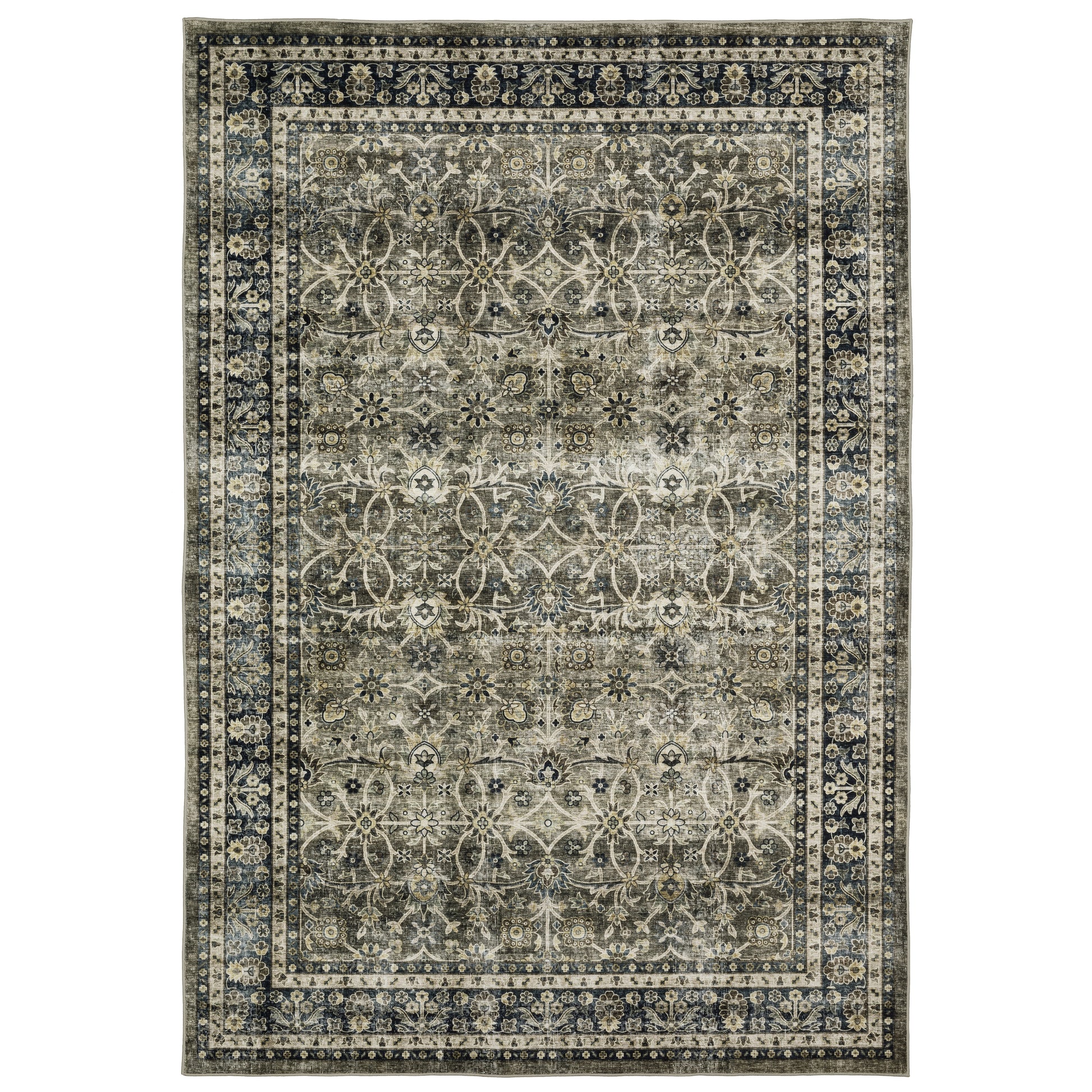 Sumter SUM06 Grey Distressed Rug