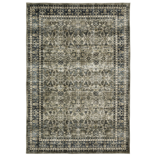 Sumter SUM06 Grey Distressed Rug