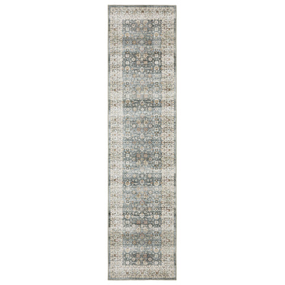Sumter SUM07 Grey Distressed Rug