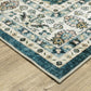 Sumter SUM08 Teal Distressed Rug