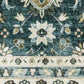 Sumter SUM08 Teal Distressed Rug