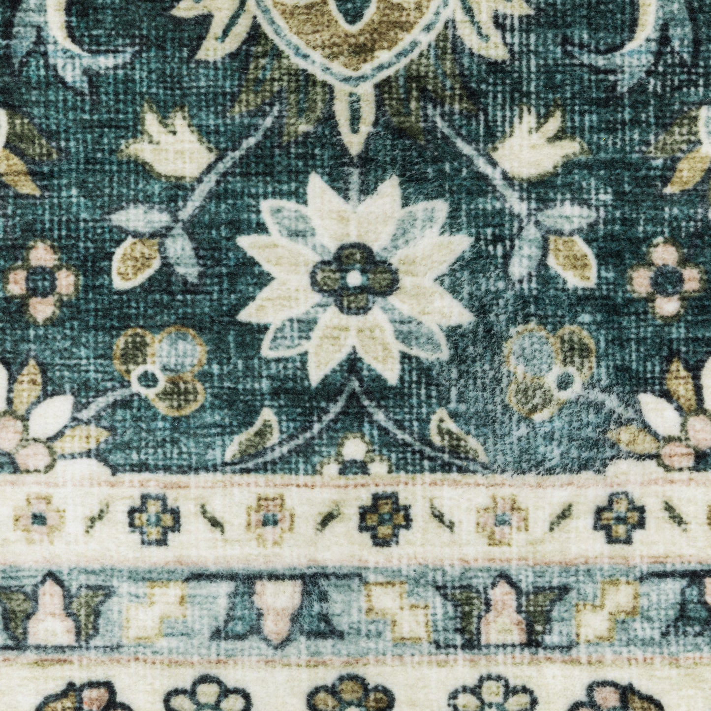 Sumter SUM08 Teal Distressed Rug