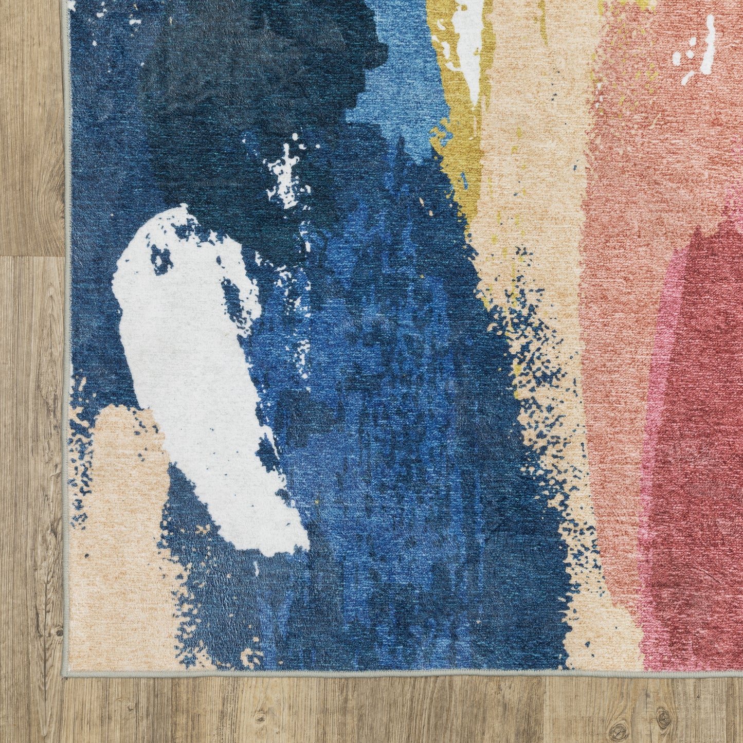 Sumter Abstract Multi/ Multi Flat Weave Rug