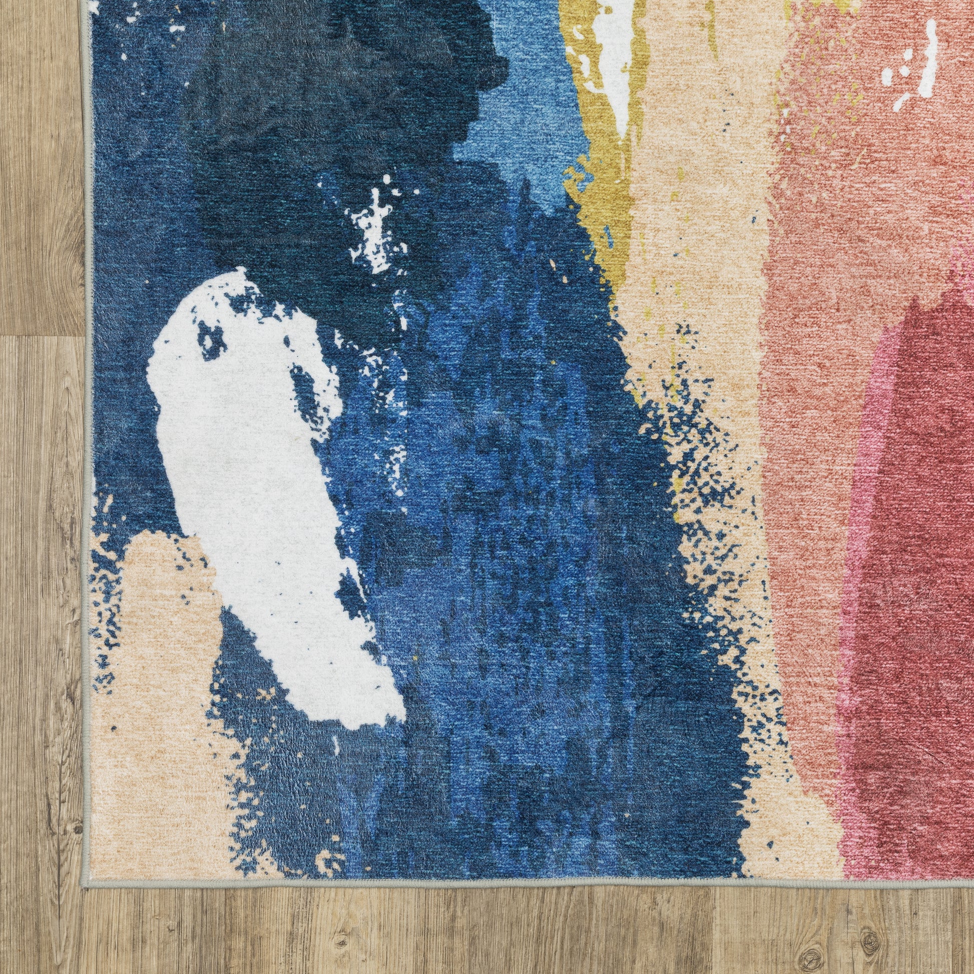 Sumter Abstract Multi/ Multi Flat Weave Rug