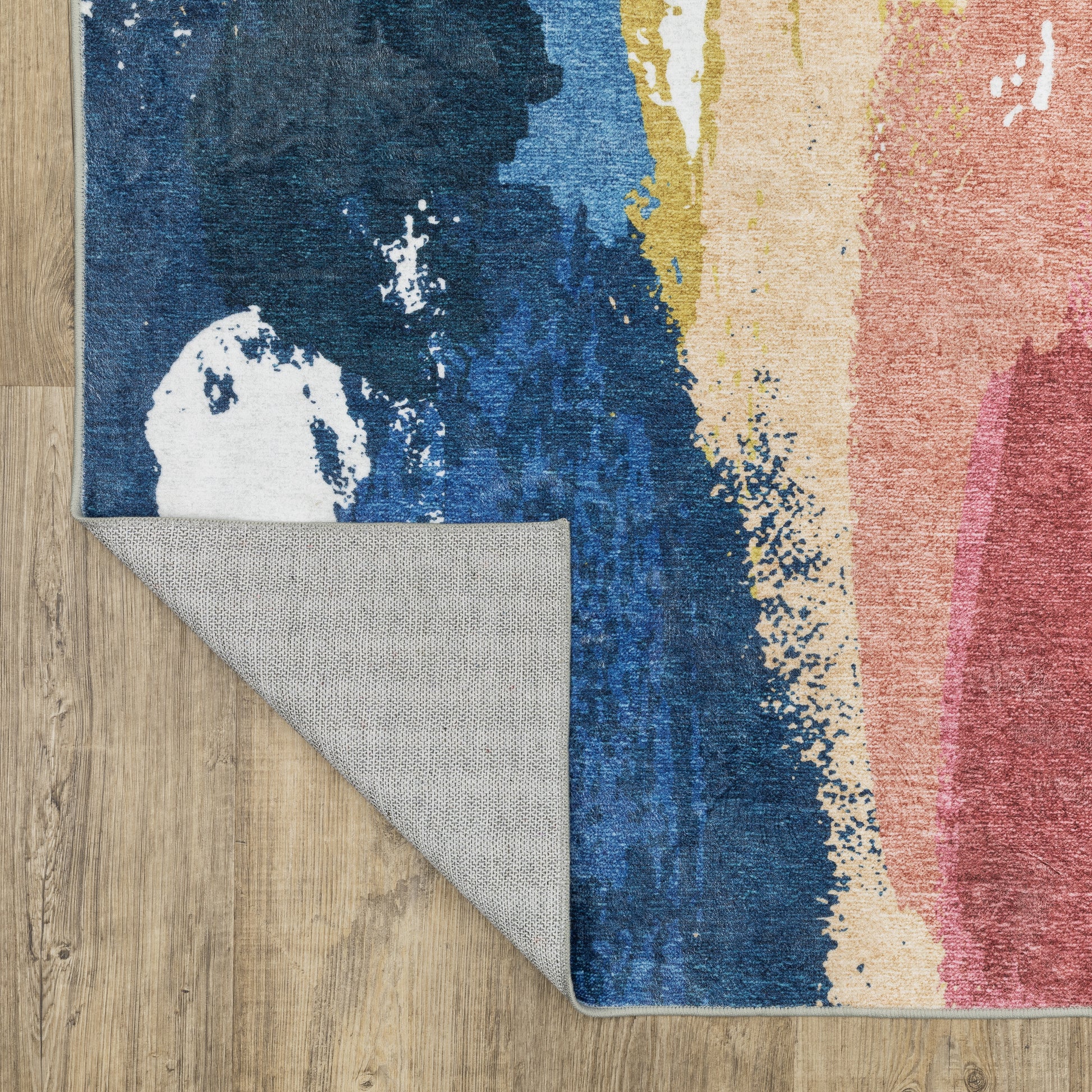 Sumter Abstract Multi/ Multi Flat Weave Rug