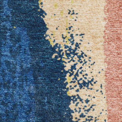 Sumter Abstract Multi/ Multi Flat Weave Rug