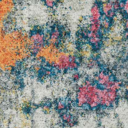 Sumter Abstract Multi/ Multi Flat Weave Rug