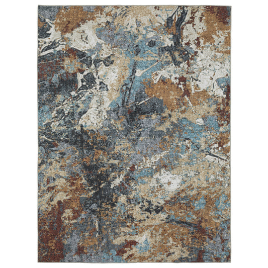 Sumter SUM13 Blue Abstract Rug