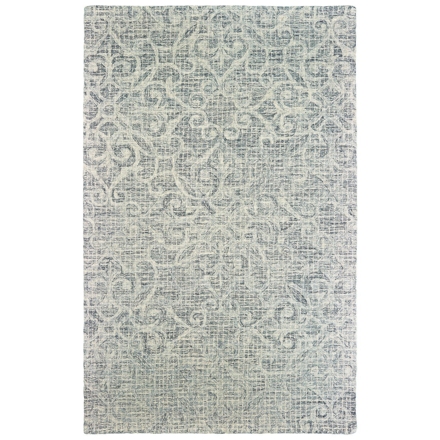Tallavera 55602 Grey Distressed Rug