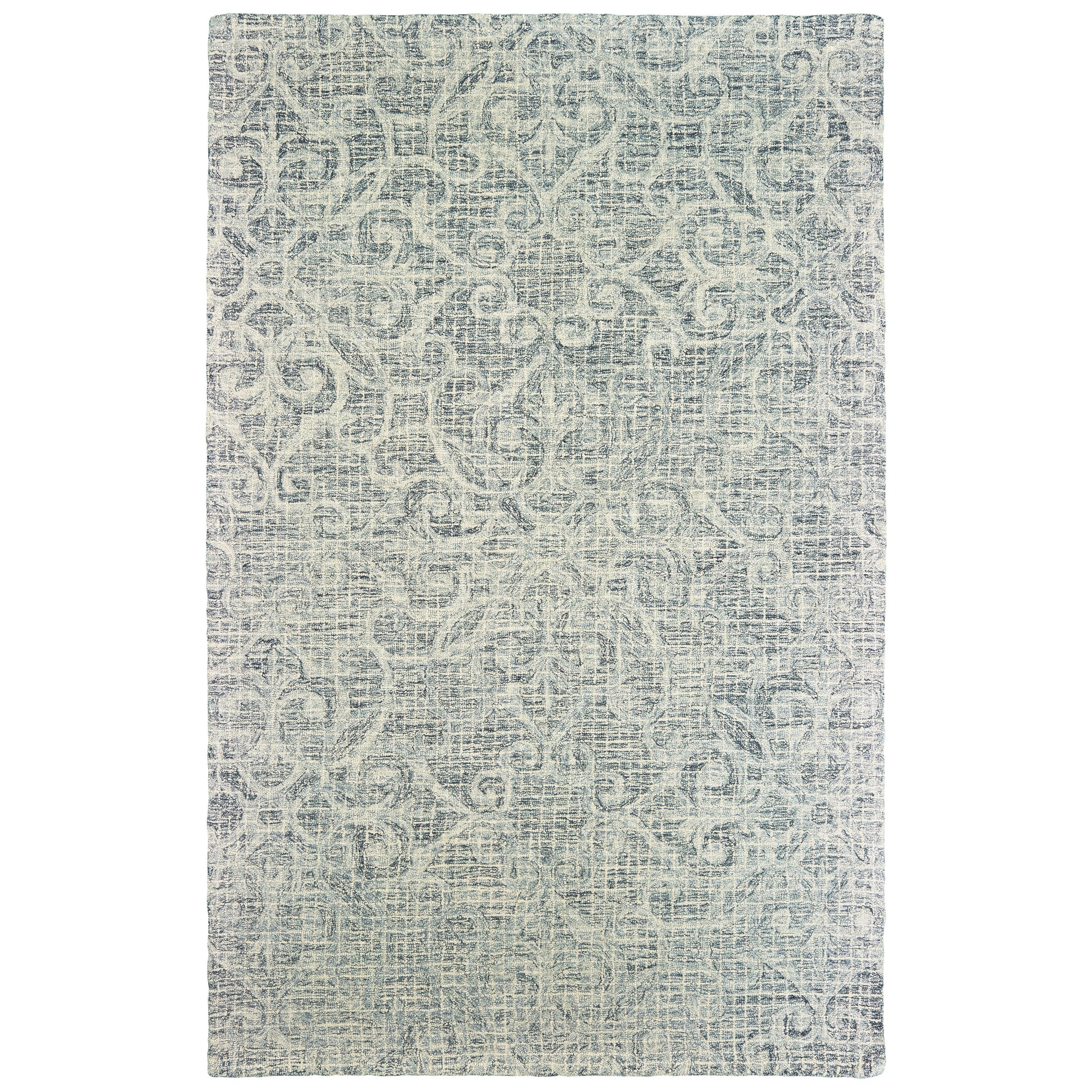 Tallavera 55602 Grey Distressed Rug