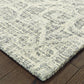 Tallavera 55602 Grey Distressed Rug