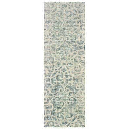 Tallavera 55602 Grey Distressed Rug