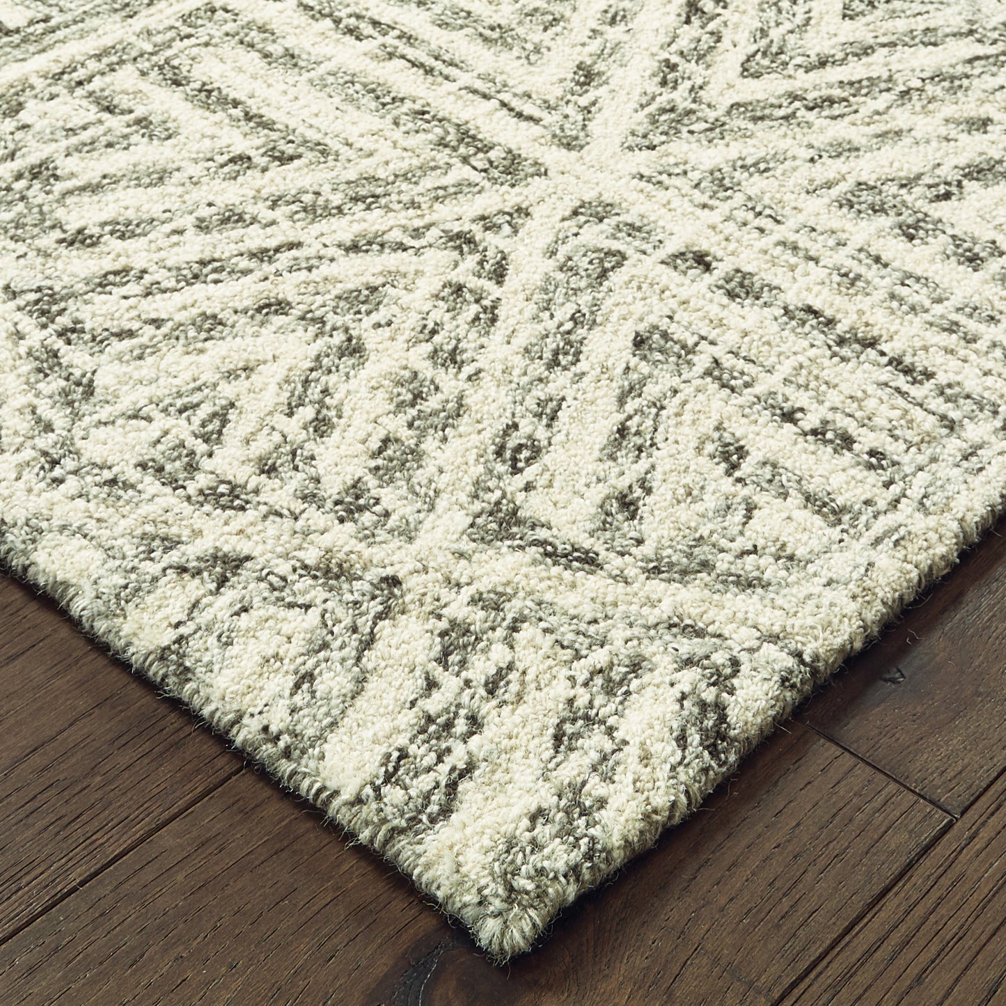 Tallavera 55605 Grey Distressed Rug