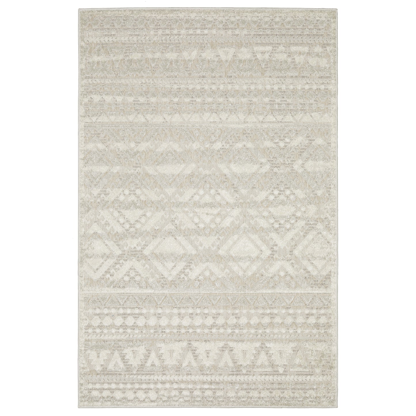 Tangier TAN01 Beige Distressed Rug