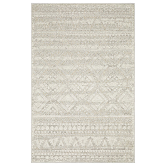 Tangier TAN01 Beige Distressed Rug