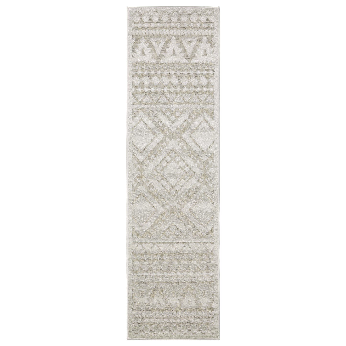 Tangier TAN01 Beige Distressed Rug