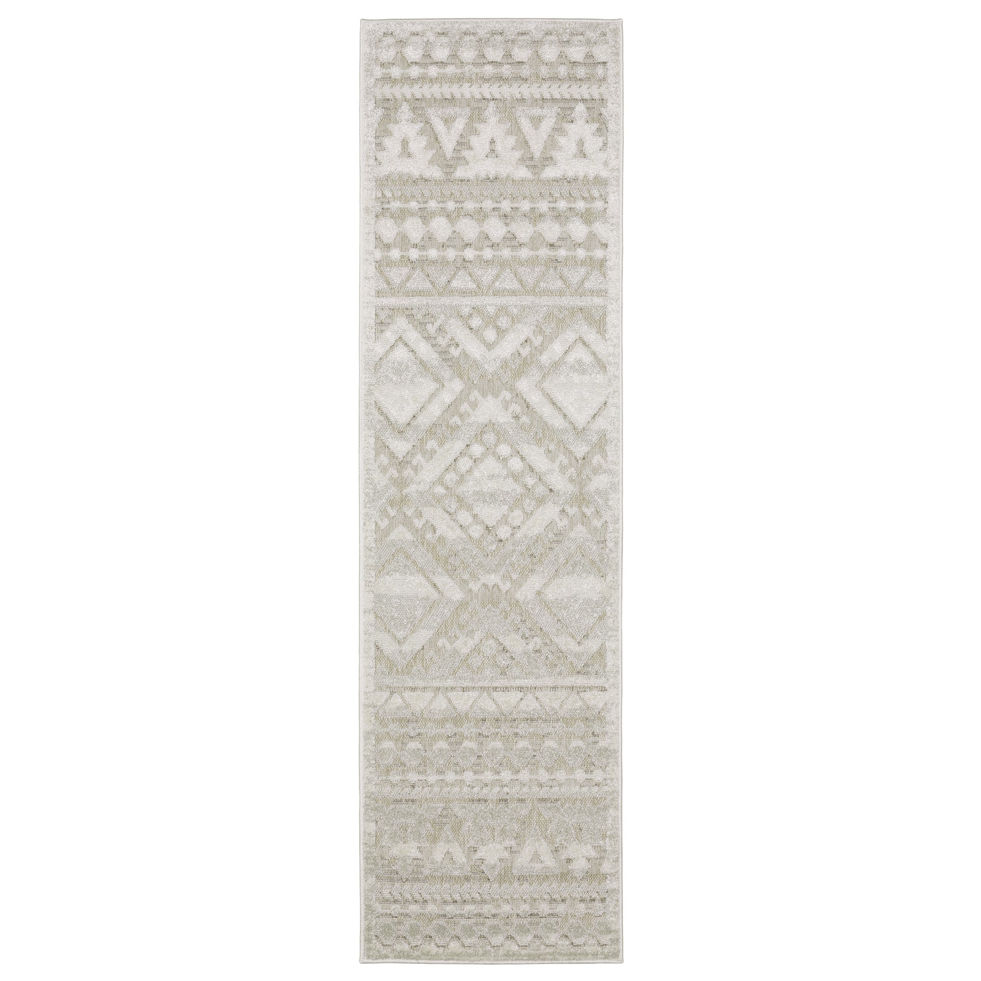 Tangier TAN01 Beige Distressed Rug